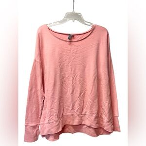 Sweaty Betty Pullover Sweatshirt Size L Pink Sporty Casual